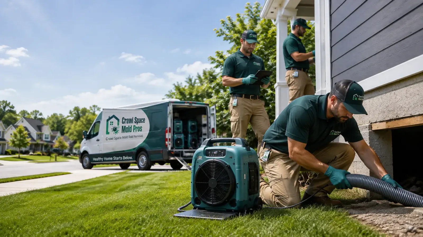 Crawl Space Mold Removal in Chester, OH